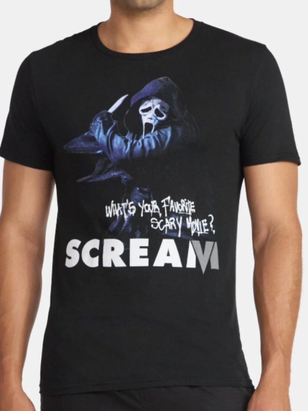 NEW Scream Ghostface Men's Graphic Small (34-36) Tee Shirt